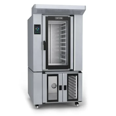 INOXCLASS როტაციული ღუმელი და ცომის ამომყვანი - სენსორული მართვით