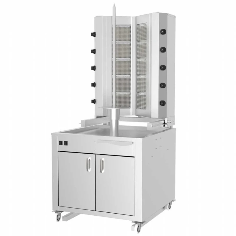 შაურმის აპარატი კარადით  5+5 KLG22-VAD KALITEGAZ