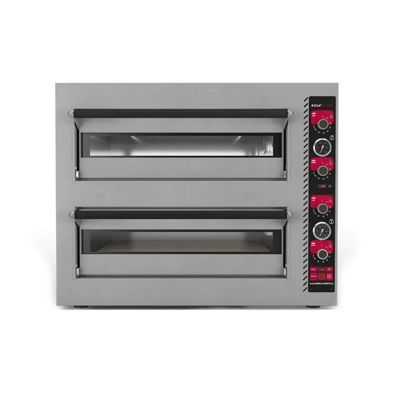 პიცის ღუმელი გაზზე İNOXCLASS 4+4 პიცა
