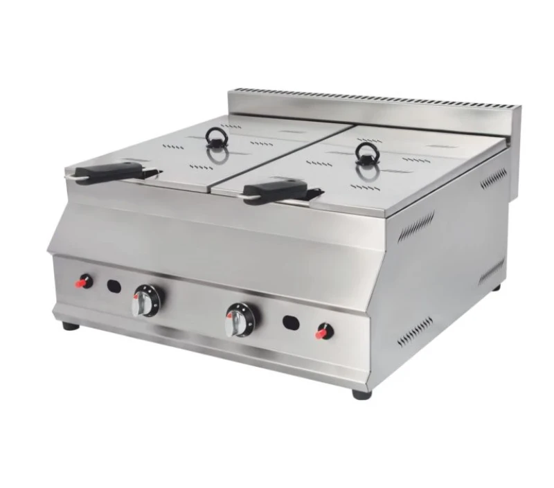 ფრიტურნიცა გაზზე 5+5 ლიტრი CSA