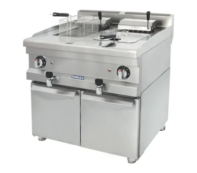 ორმაგი ფრიტური ელექტრო 9+9 ლიტრი კარადით GÖRKEM