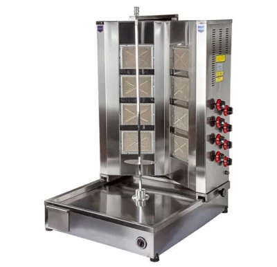 შაურმის აპარატი ქვედა ძრავით, გაზი, 8 სანთურა REMTA