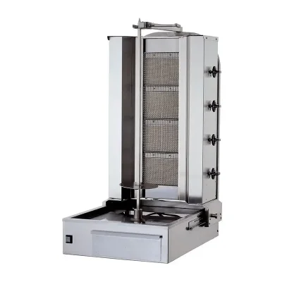 შაურმის აპარატი გაზზე KLG 151 – ქვედა ძრავით, 4 სანთურით