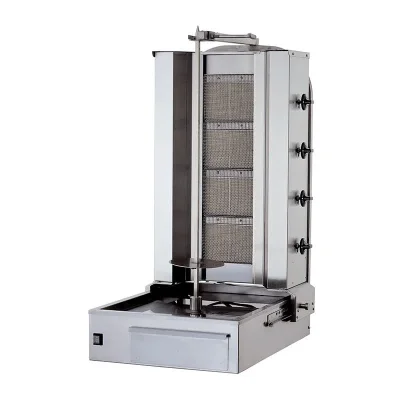 LPG შაურმის აპარატი KALITEGAZ KLG 151 – ქვედა ძრავით, 4 სანთურით