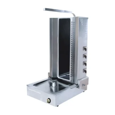 ელექტრო შაურმის აპარატი GÖRKEM – ქვედა ძრავით, 5 სანთურით