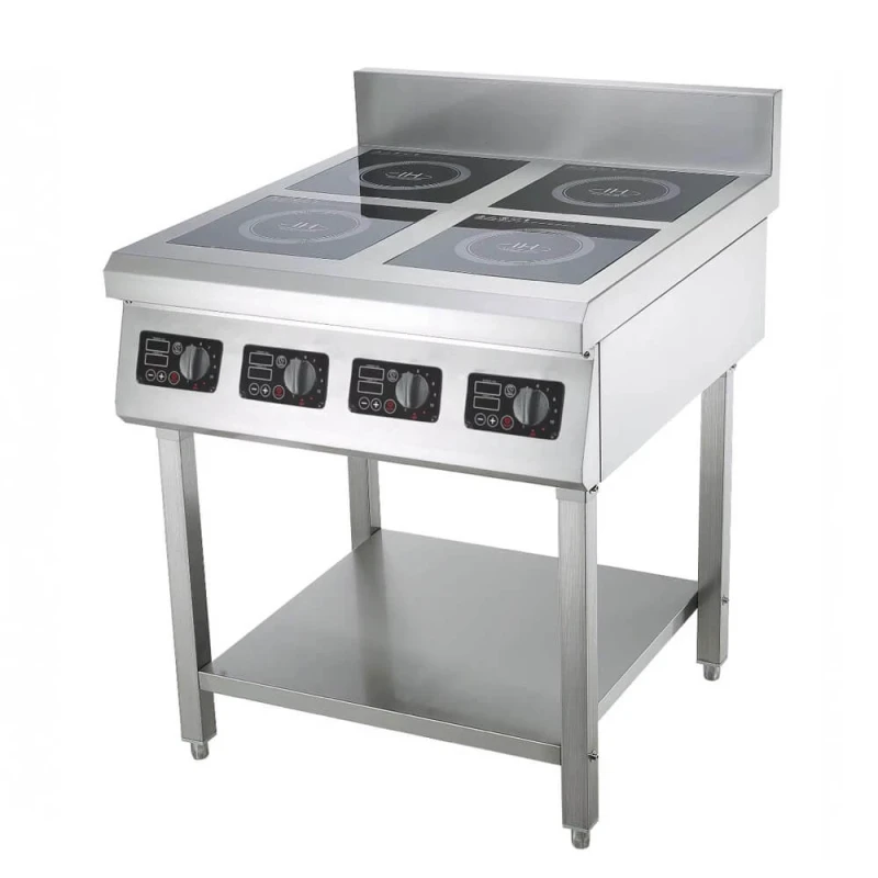 ინდუქციური ქურა 4 სანთურით+თარო IND-4