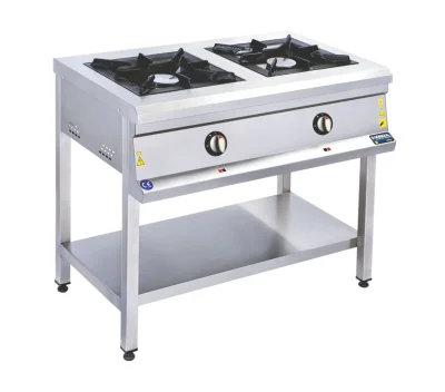 გაზქურა 2 კომფორით+თარო 80X50X85